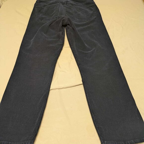 J. Crew Corduroy 5 Pocket Dark Wash Blue Jeans Womens 28 Pullon Zip Fly - Picture 13 of 14